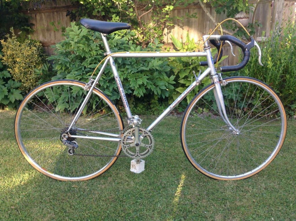 Restoring a vintage bike: image of restored bike