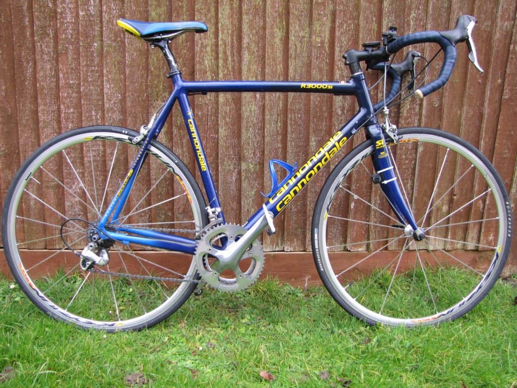 Image of Cannondale bike side view