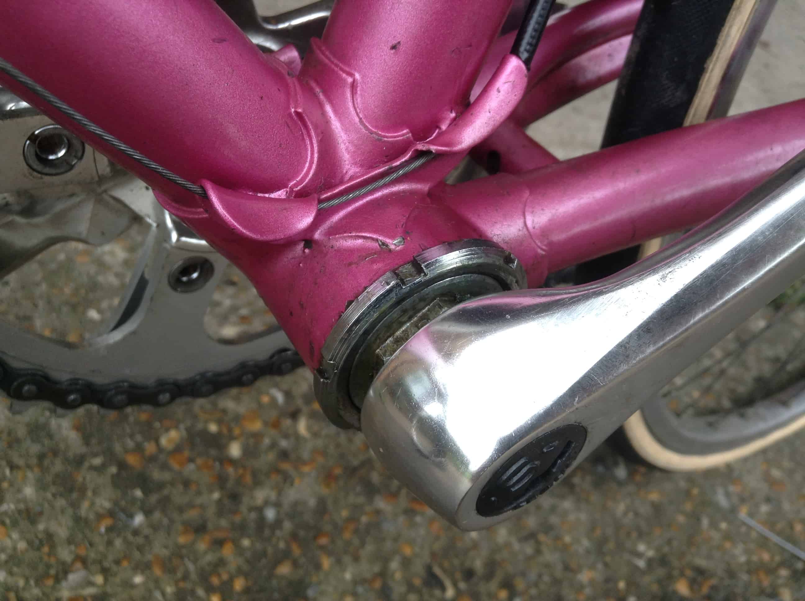 bike pedal crank loose