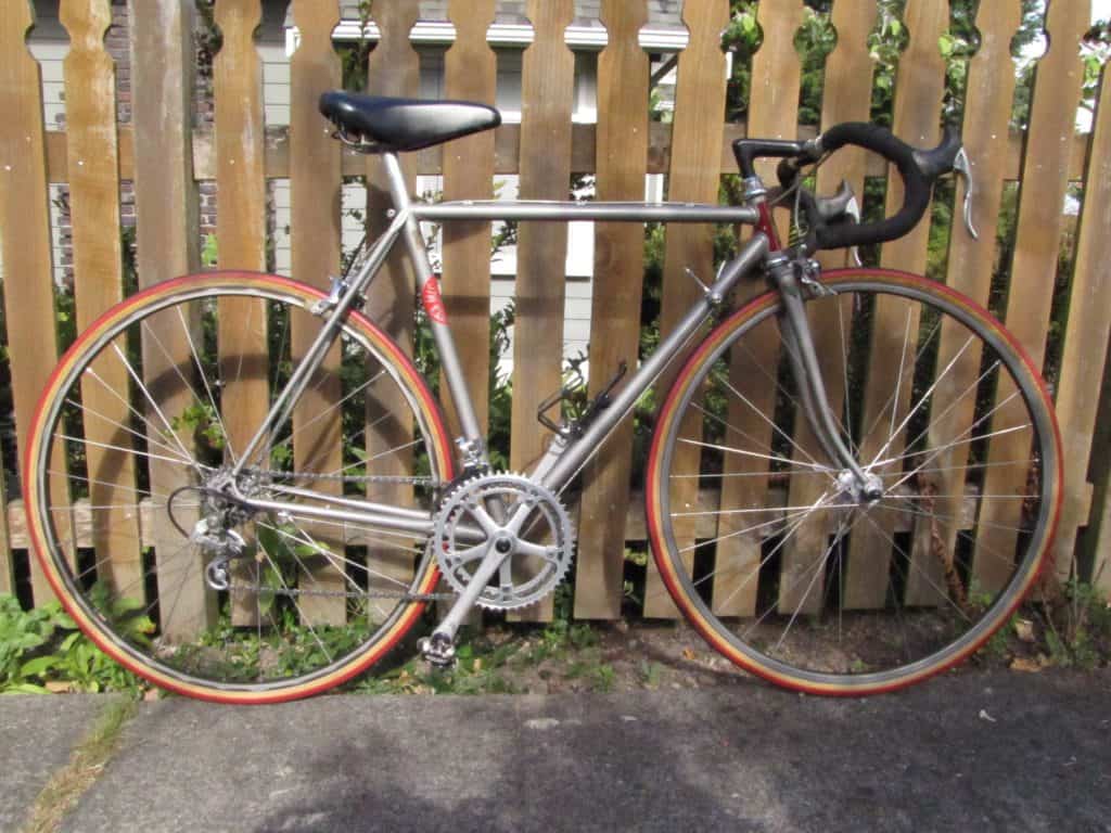 Image of small vintage Trek bike