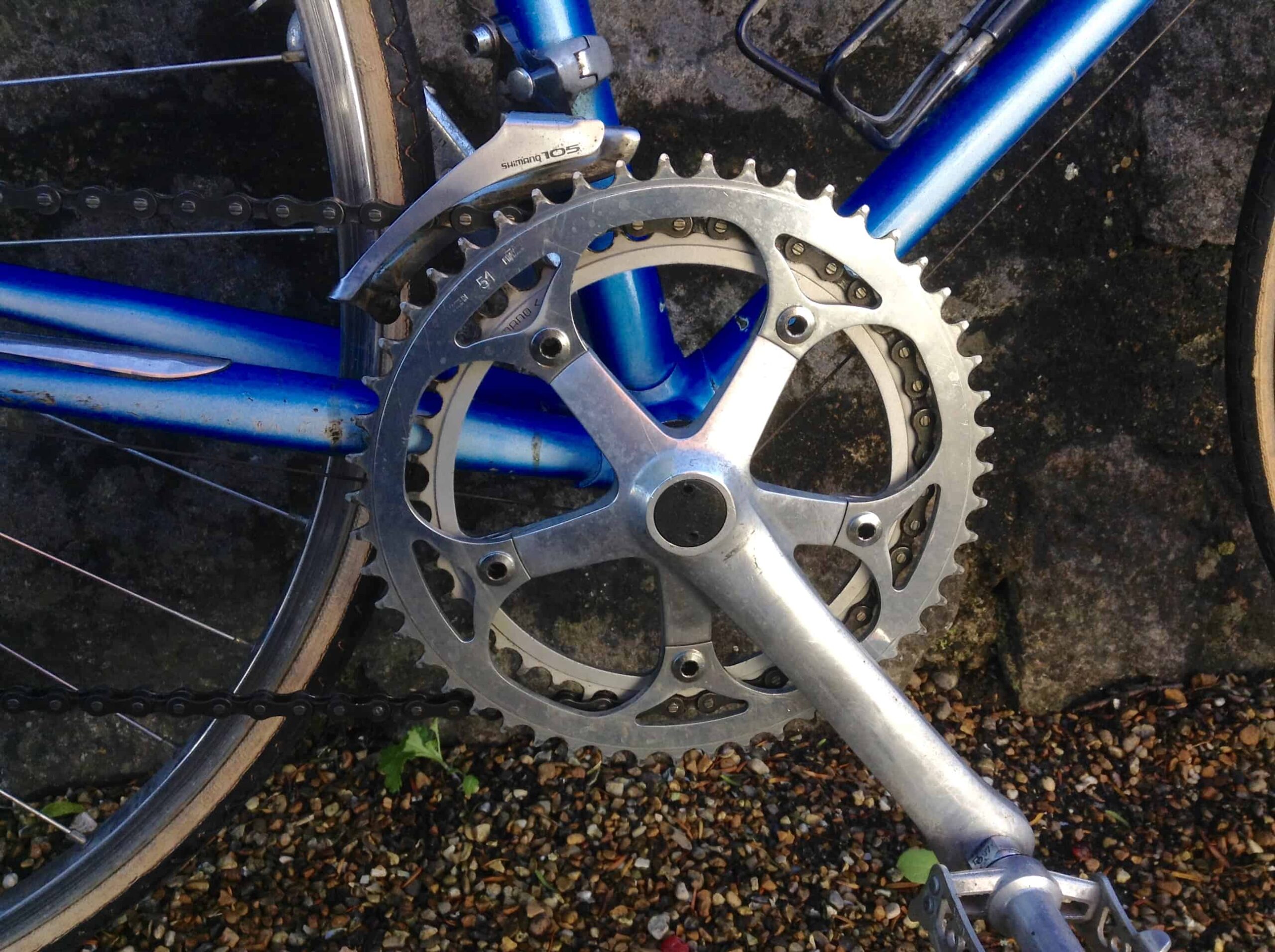 Image of cleaned crankset