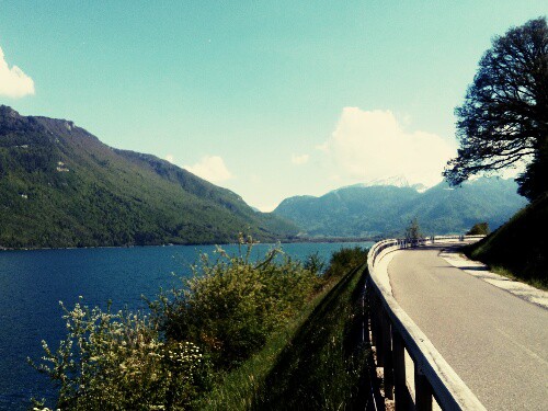 Riding Vintage Around Lake Annecy, France