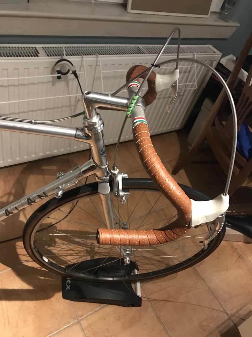 Image of Alan bike with new bar tape