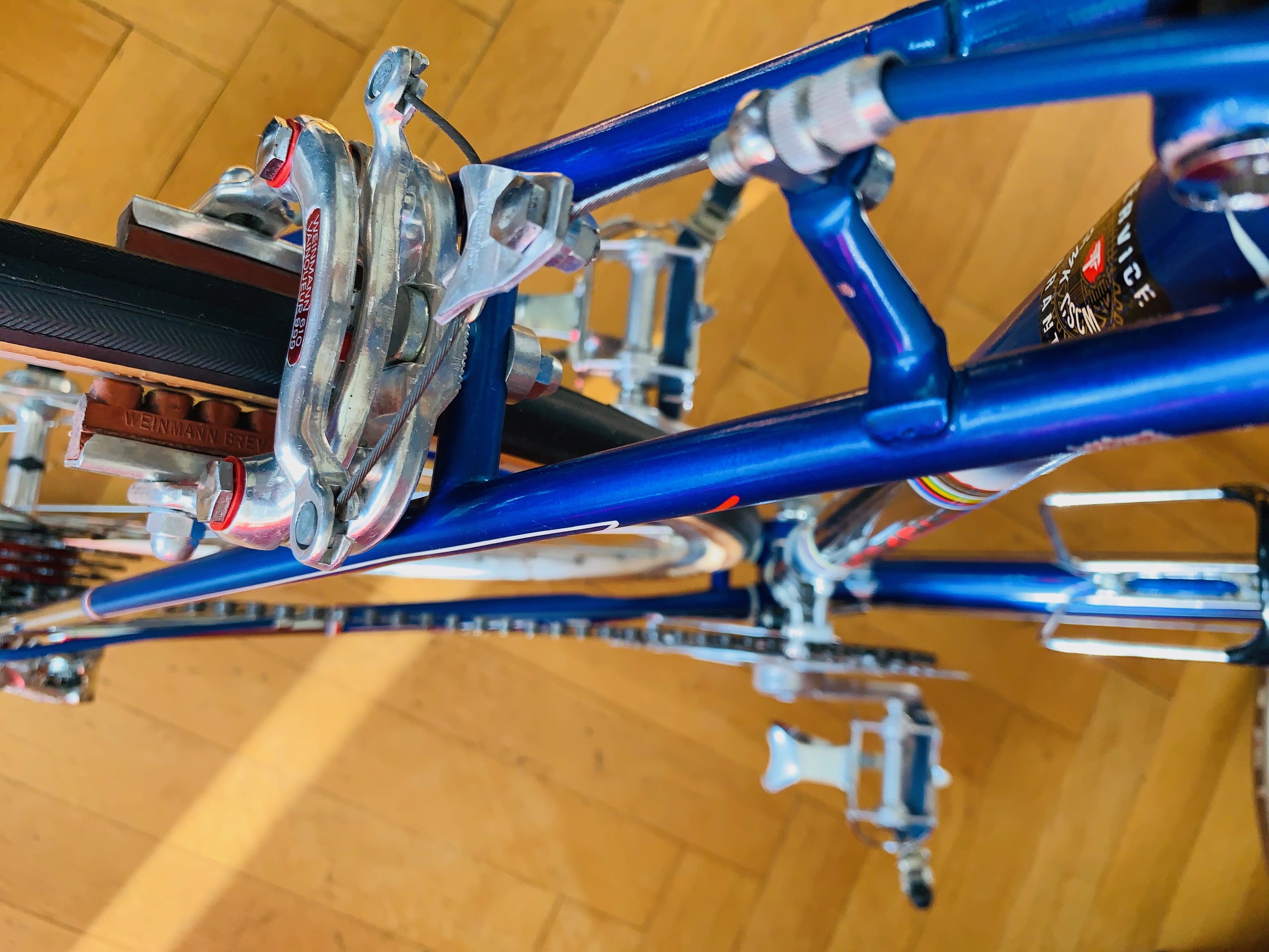 Image of Swiss road bike rear brake caliper
