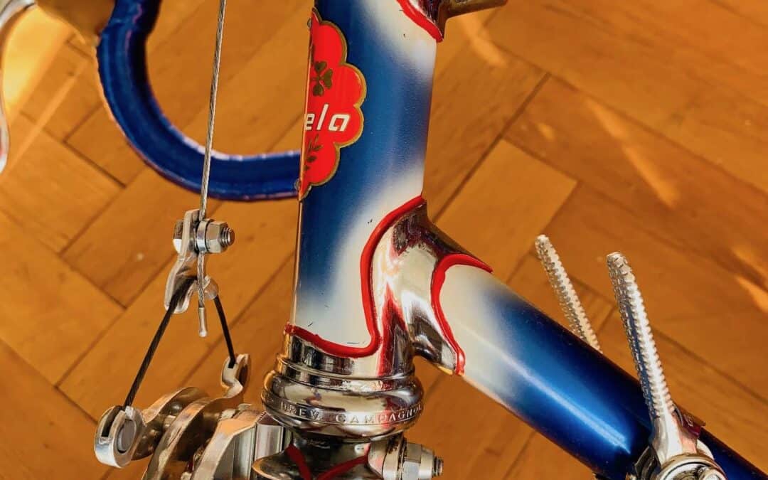Swiss road bike, a Juvela head tube image