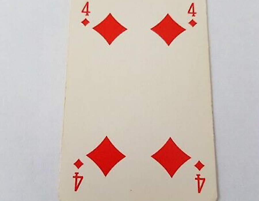 4 of diamonds card