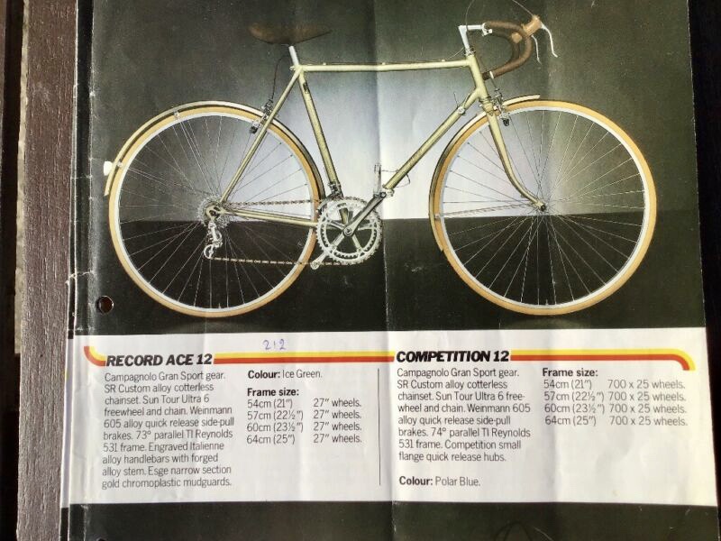Image of Raleigh Record Ace Catalogue
