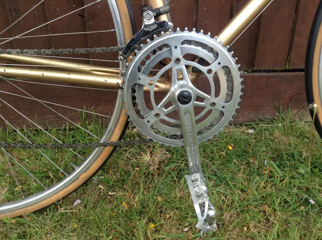 The crank- cleaned