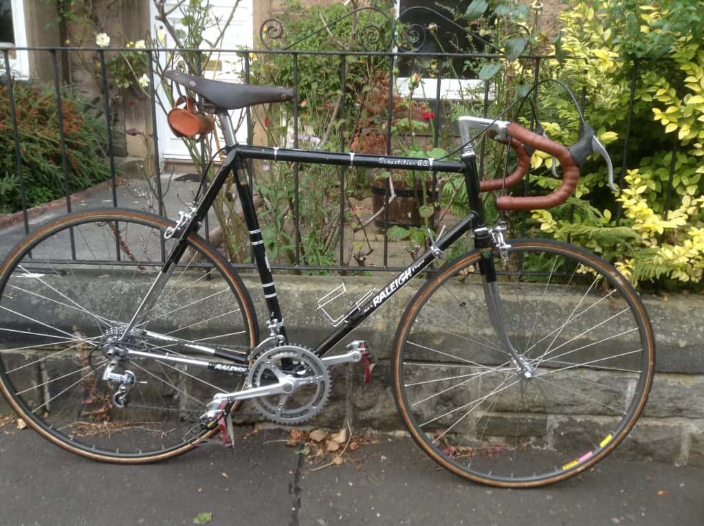 Image of black Raleigh Competition bike