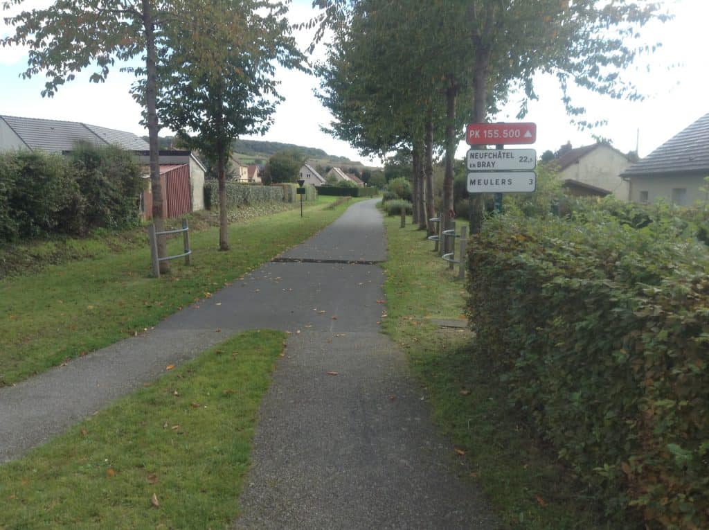 Image of bike trail in France