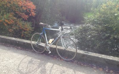 Riding the Avenue Verte on a Vintage Bike