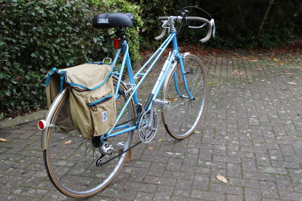 Image from rear of vintage Carlton bike for sale