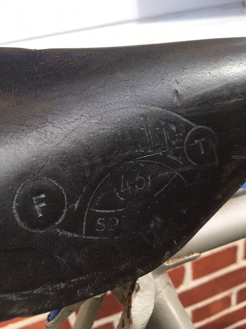 Mystery vintage bike image of Ideale saddle