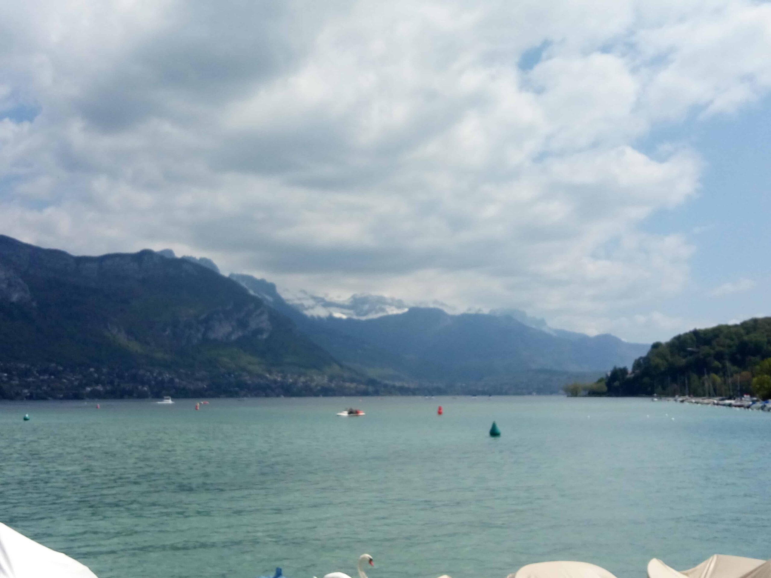 Image of south view of Lake Annecy