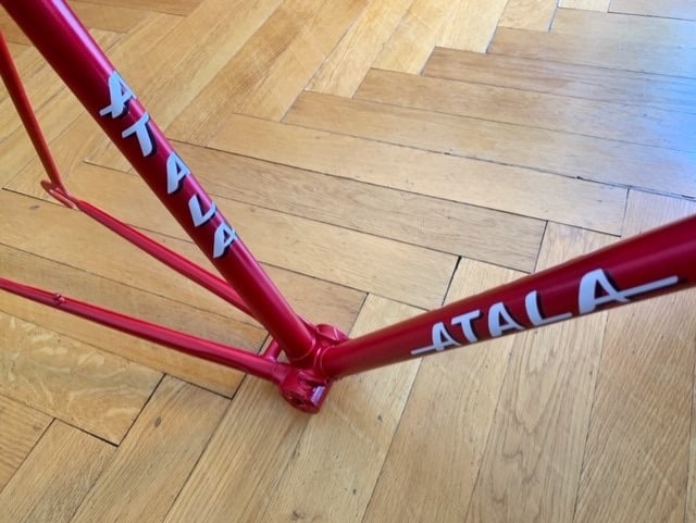 Vintage Atala Rizatto seat and down tubes resprayed