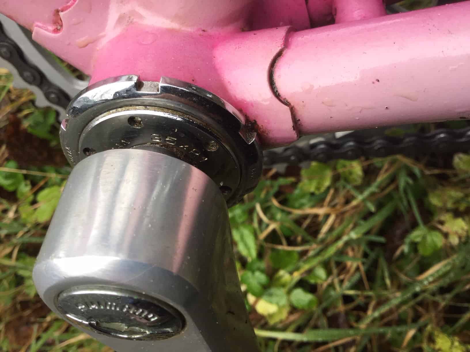 Image of close up bottom bracket