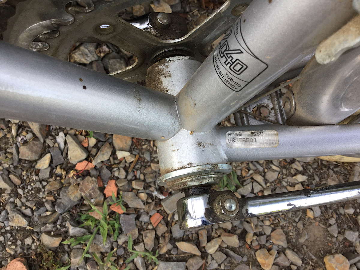 Image of Motobecane seat tube cluster