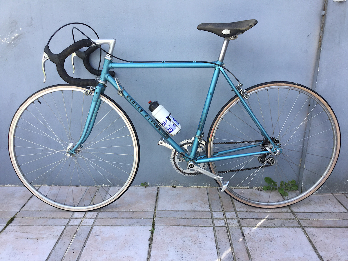 Non-drive side view of Gitane bike