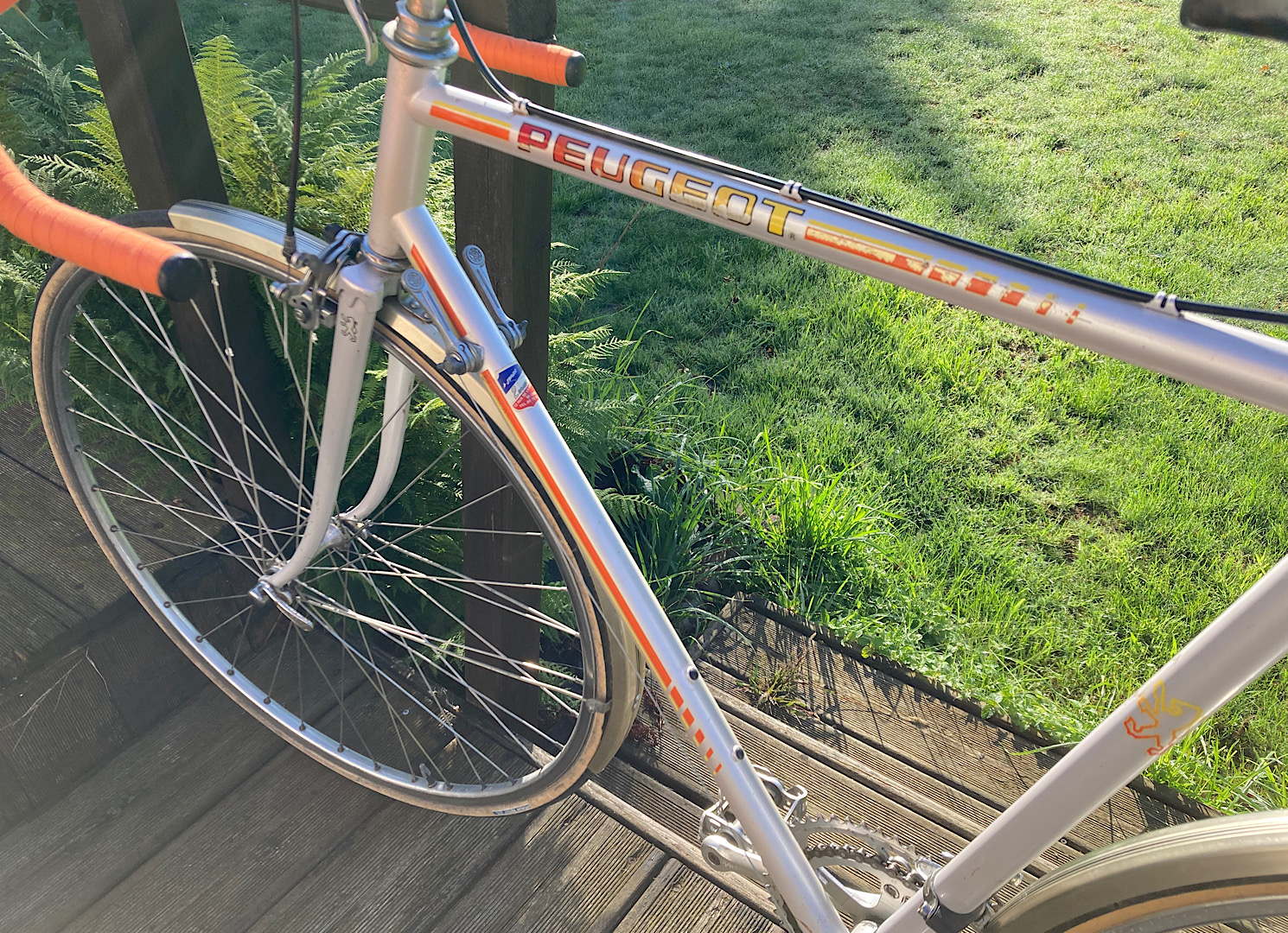 Image of close up frame Peugeot