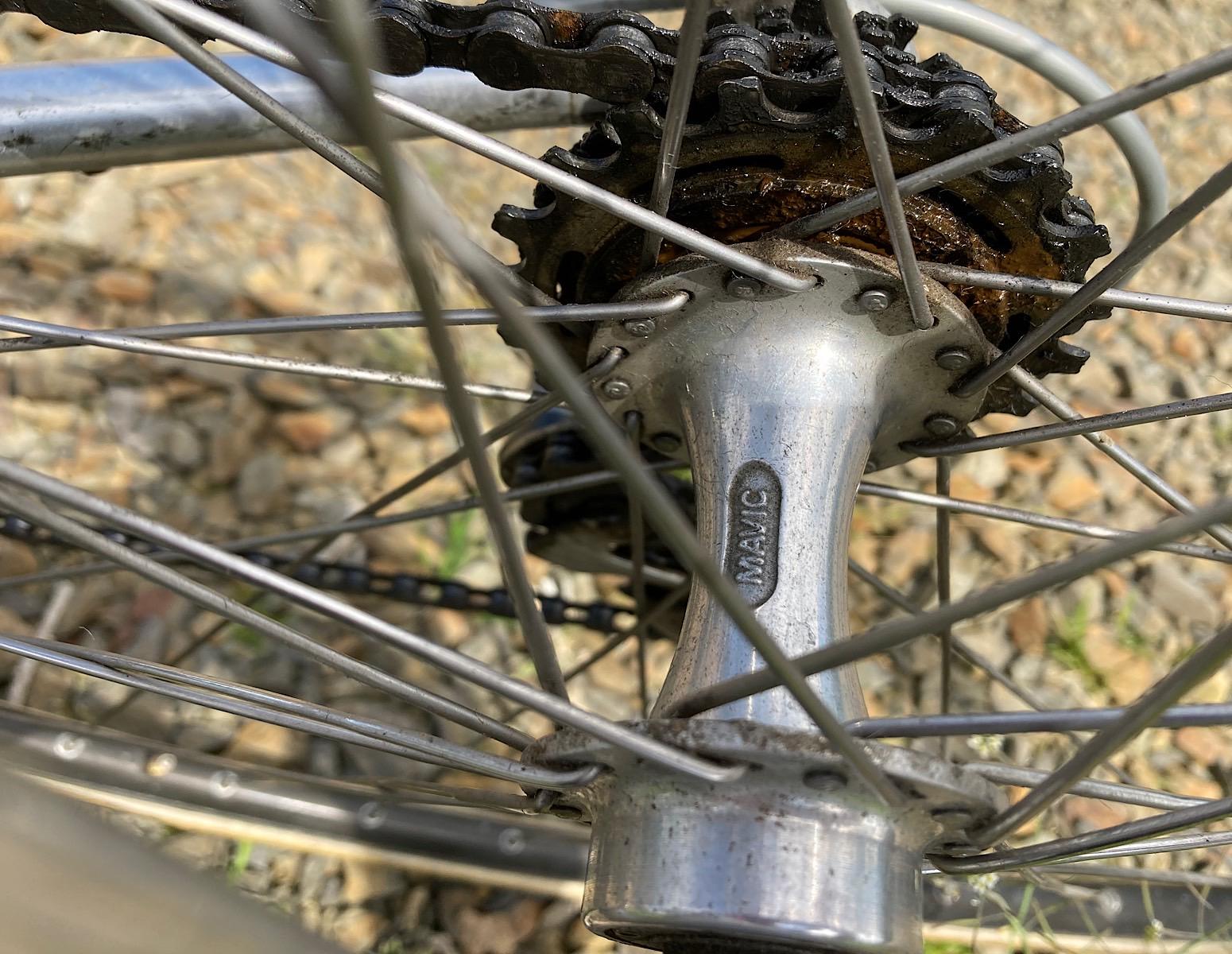 Mavic 500 rear hub close up image