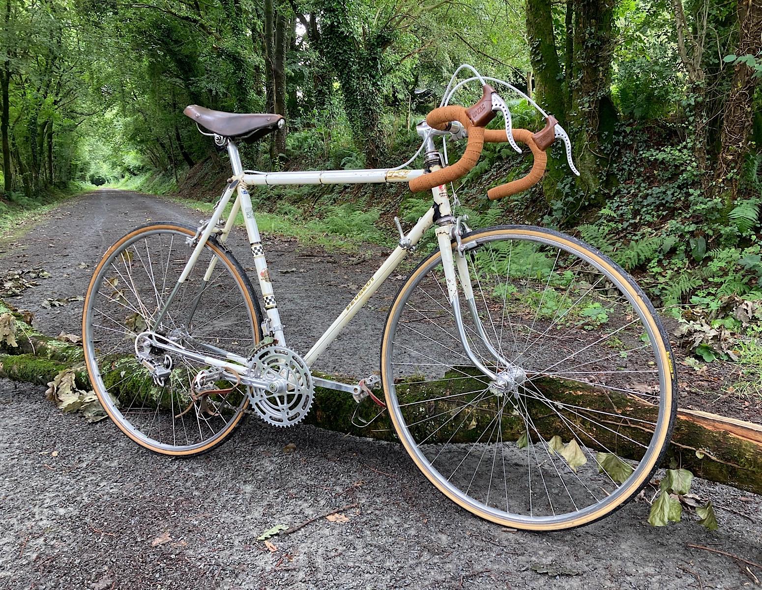 Vintage stamped high quality 1964 Paris Bike painting