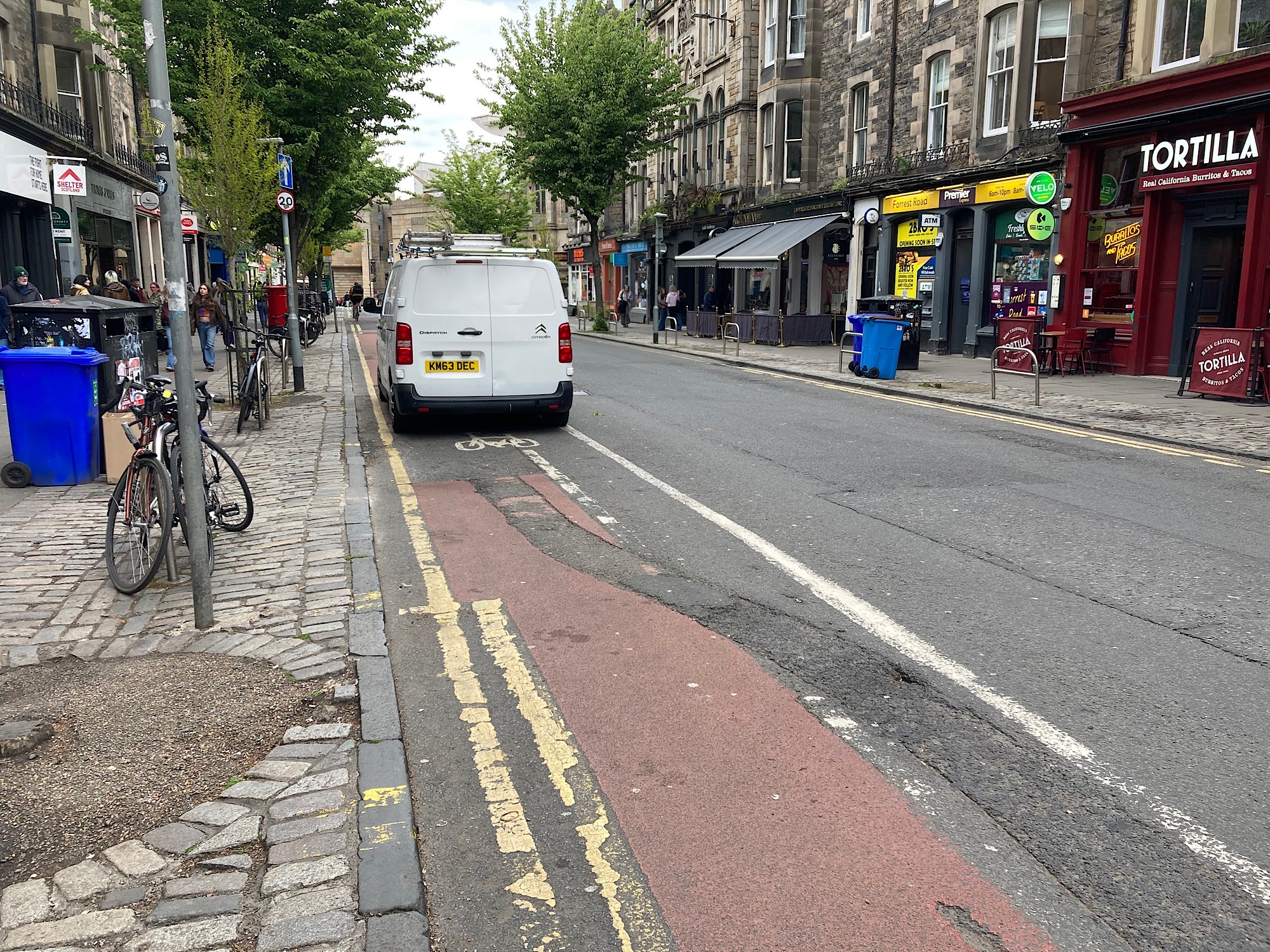 Image of a bike lane