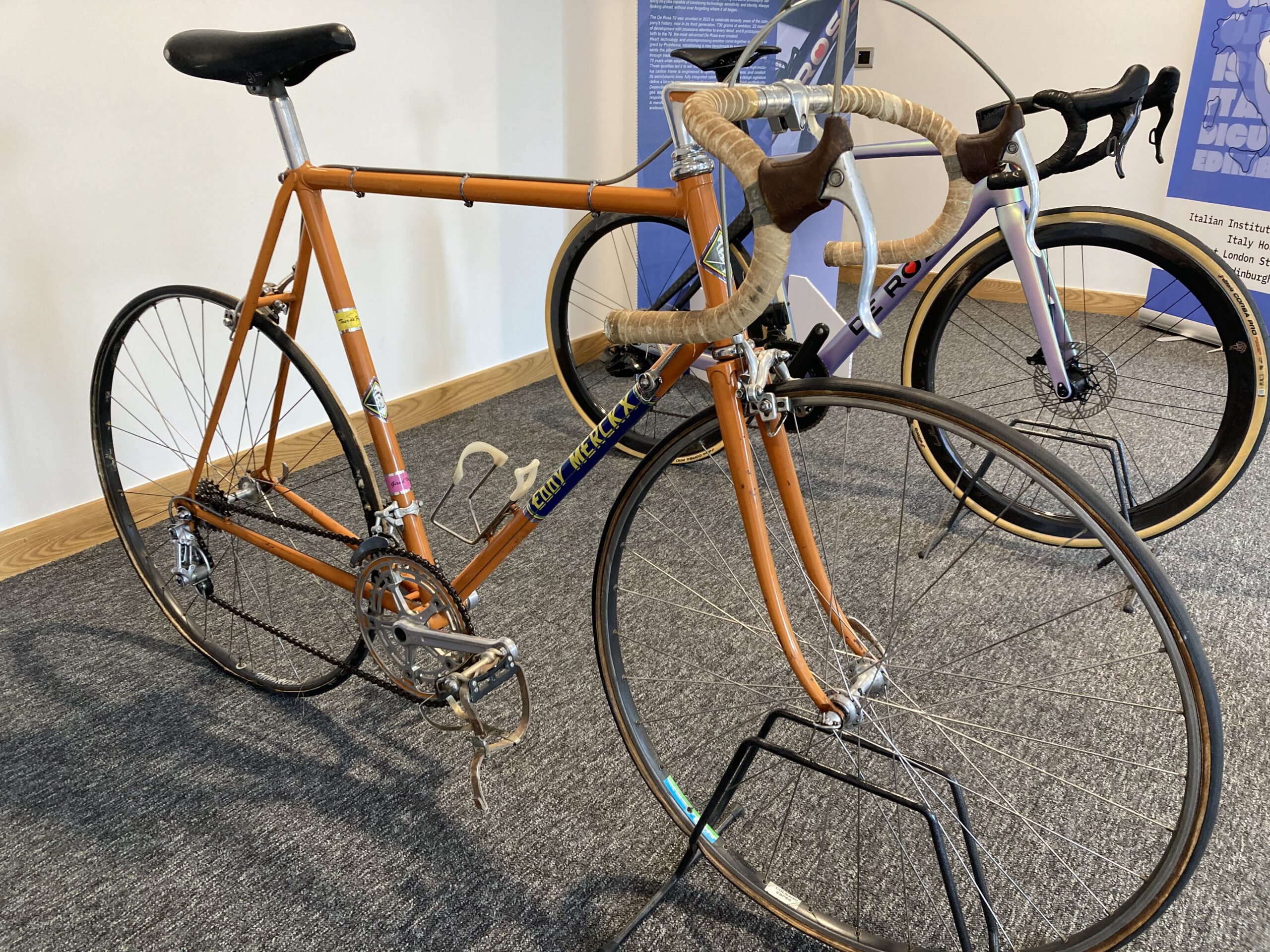 Merckx's 1973 De Rosa Molteni image of front end