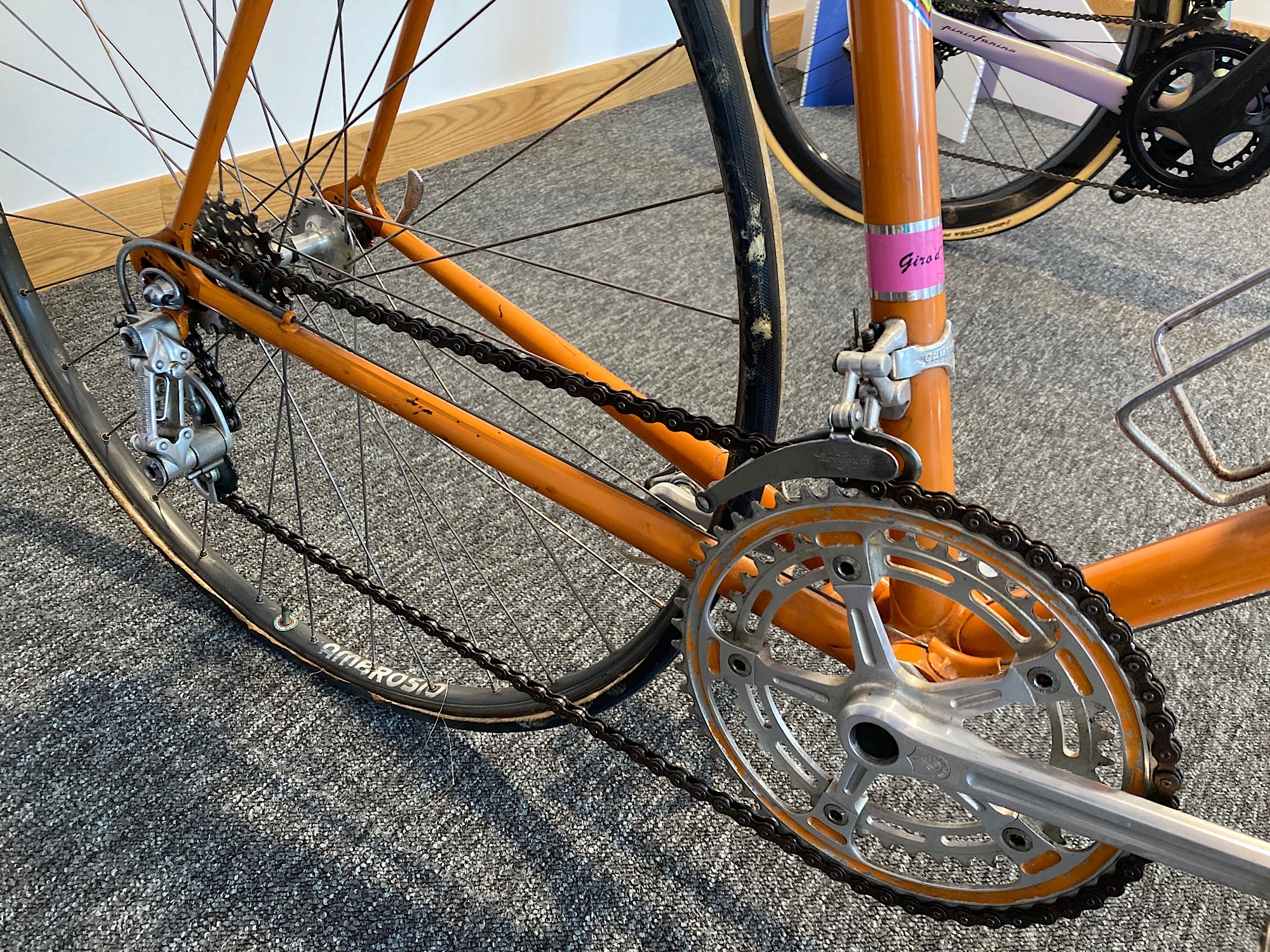 Merckx's 1973 De Rosa Molteni image of crank